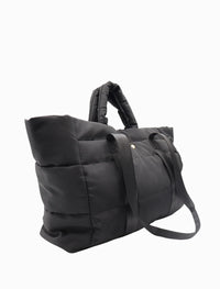Quilted Voyager Bag | Black