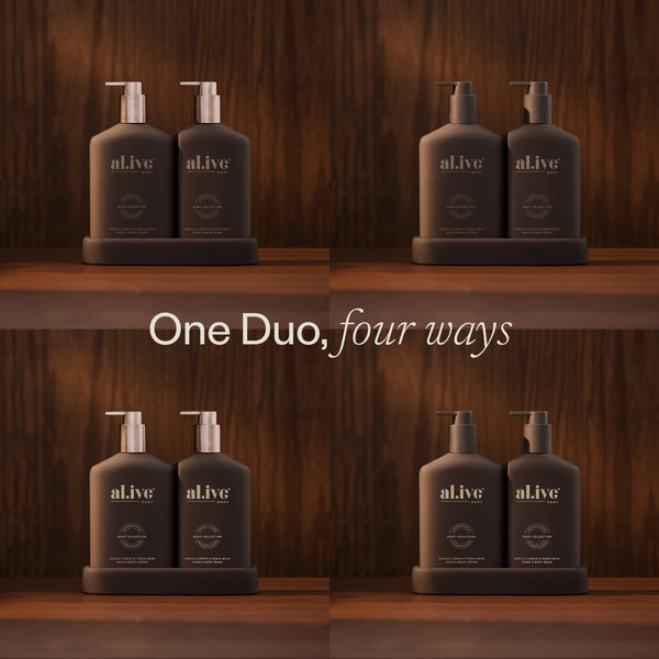 Transformative Wash & Lotion Duo | Vanilla Cream & Tonka Bean