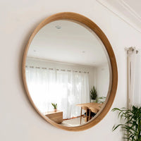 Anderson Oak Mirror Round | 80cm