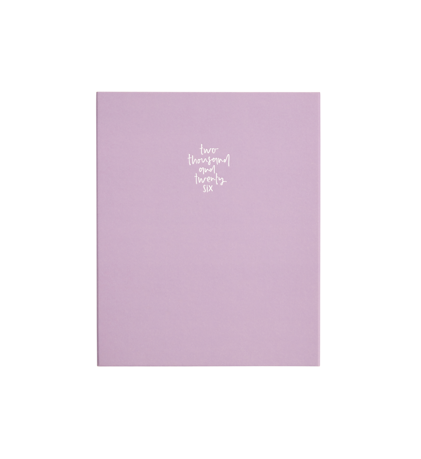 2026 Planner | Grande | Vertical Weekly | Lilac
