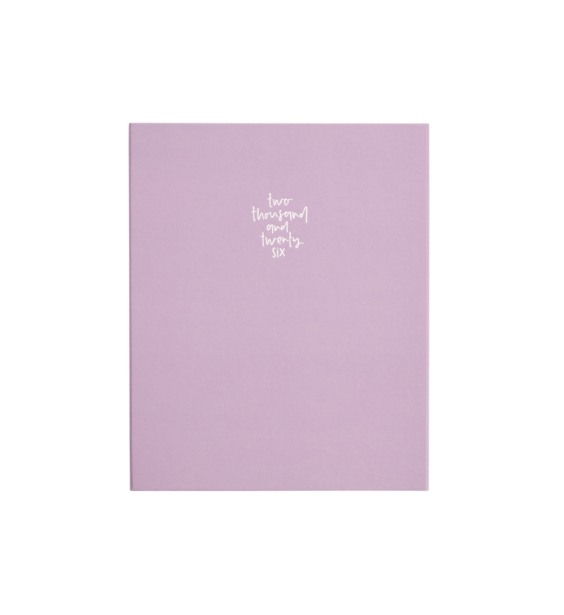 2026 Planner | Grande | Vertical Weekly | Lilac