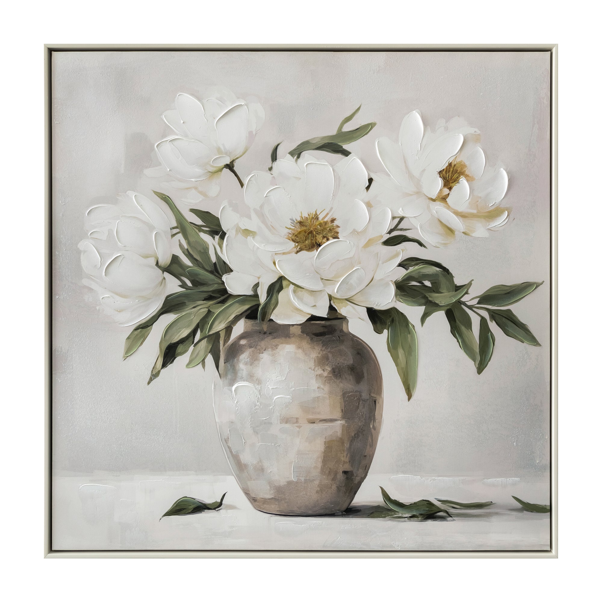 Vaseically Perfect Paint | Framed Canvas Art | 83x83cm