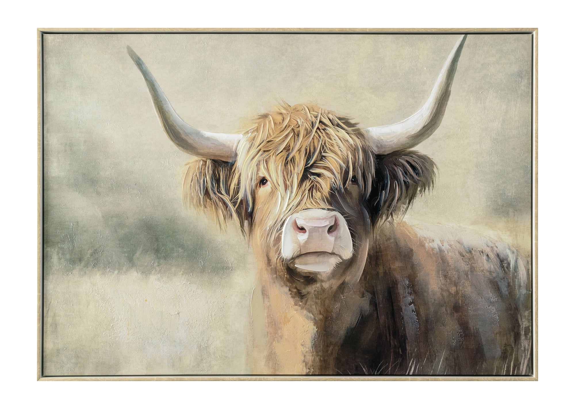 Horn to Be Wild Painting | Framed Canvas Art | 103x73cm
