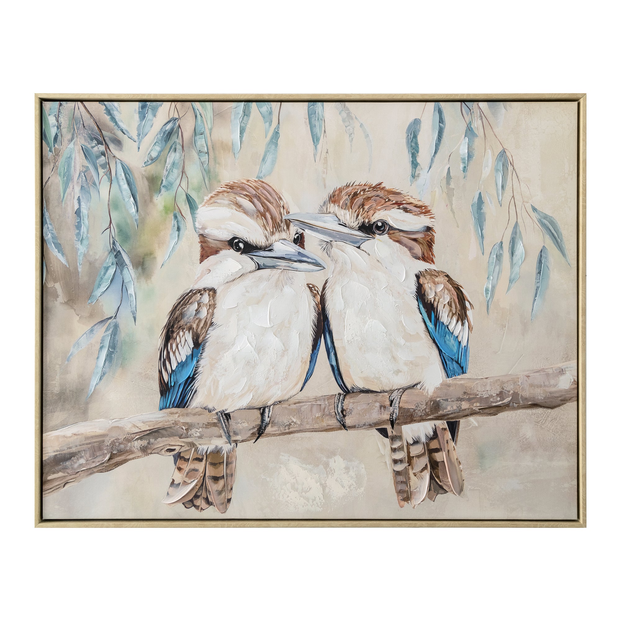 Beak-a-Boo Painting | Framed Canvas Art | 93x73cm