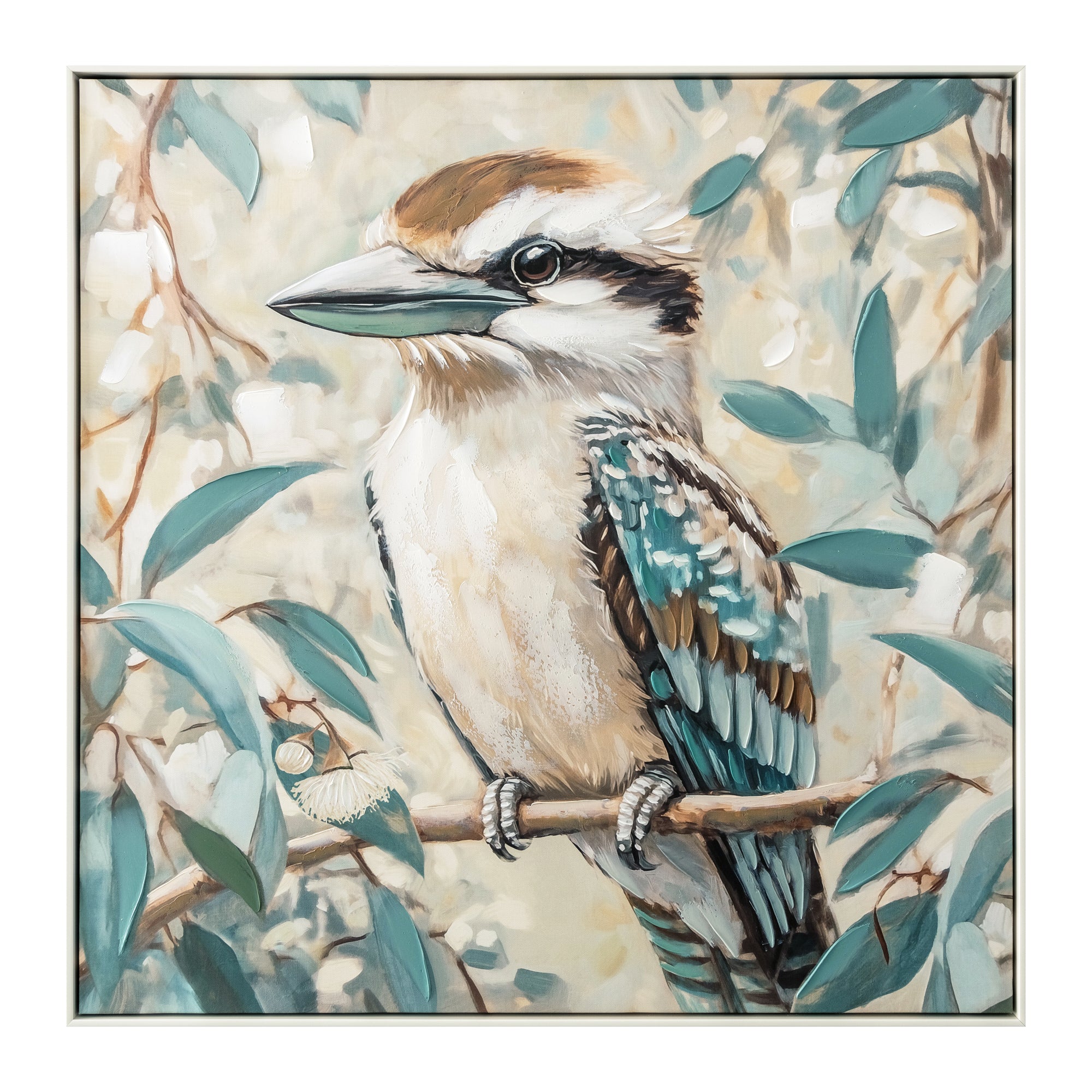 Laughing Matters Painting | Framed Canvas Art | 93x93cm