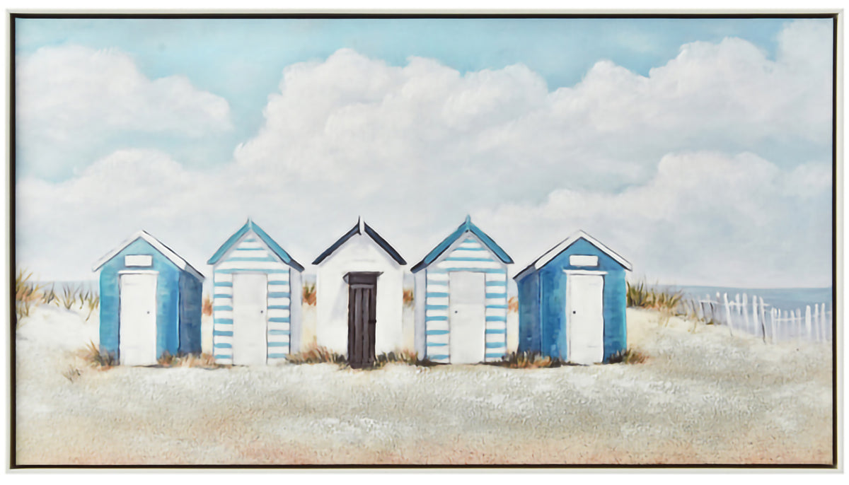 Beach You To It Painting | Framed Canvas Art | 112x62cm
