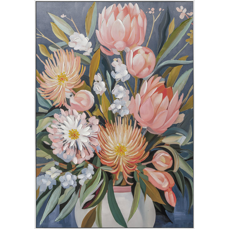 Blossom Bonanza Painting | Framed Canvas | 73x103cm
