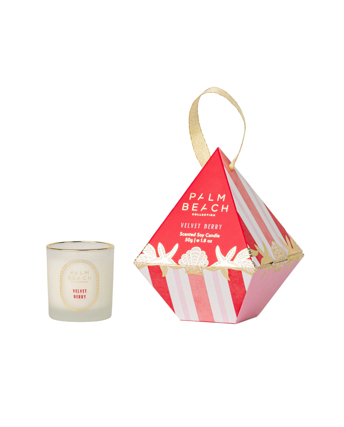 Hanging Bauble Mini Candle 50g | Velvet Berry