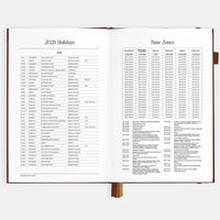 2026 A5 Vertical Planner | Chocolate