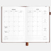 2026 A5 Vertical Planner | Chocolate