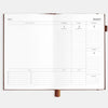 2026 A5 Vertical Planner | Chocolate