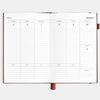 2026 A5 Vertical Planner | Chocolate