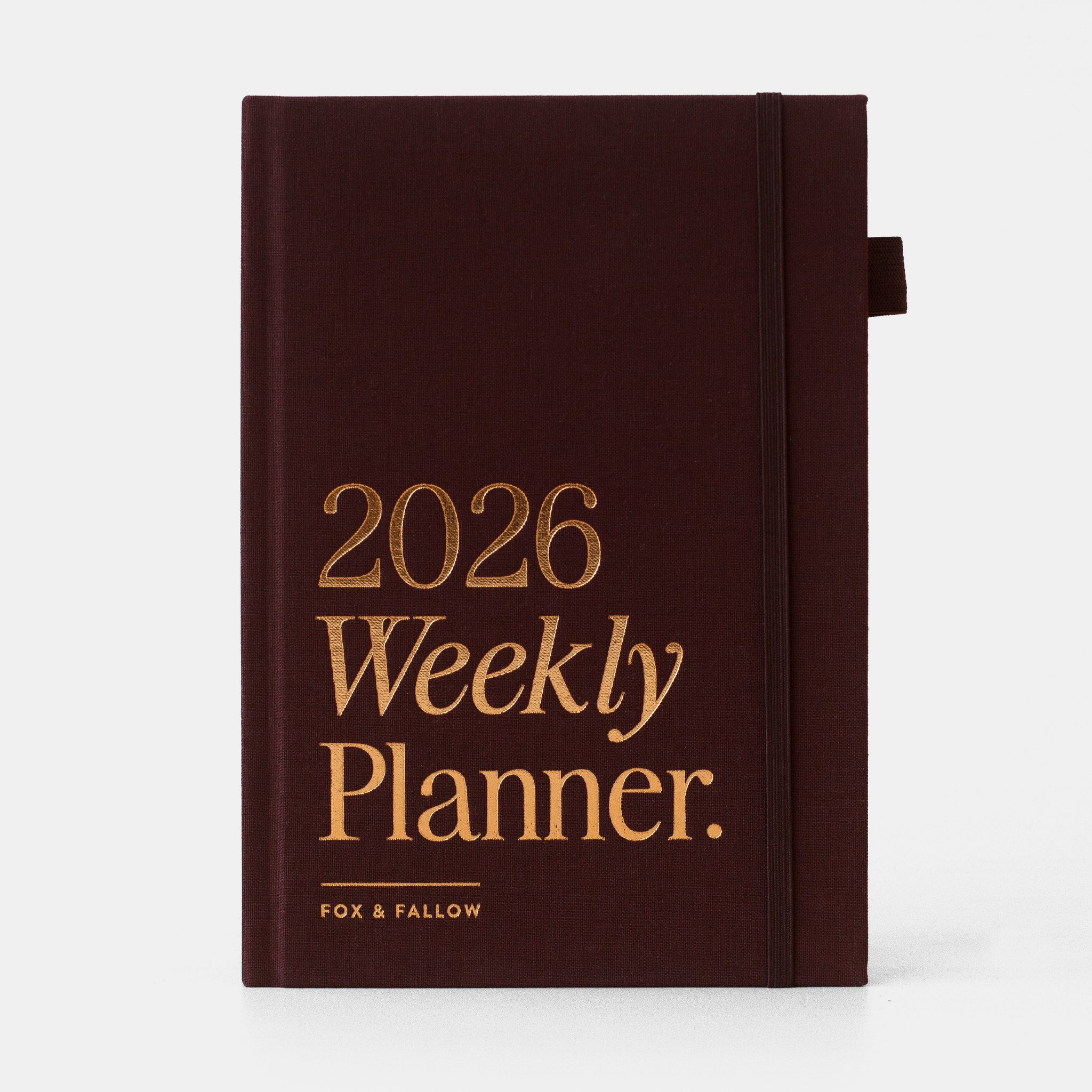 2026 A5 Vertical Planner | Chocolate