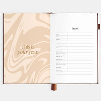 2026 A5 Vertical Planner | Chocolate