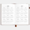2026 A5 Vertical Planner | Chocolate