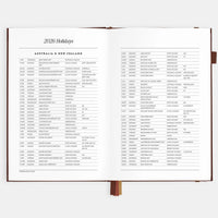 2026 A5 Vertical Planner | Chocolate