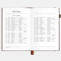 2026 A5 Vertical Planner | Chocolate