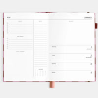 2026 A5 Horizontal Planner | Cherry Check