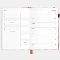 2026 A5 Horizontal Planner | Cherry Check