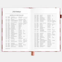 2026 A5 Horizontal Planner | Cherry Check