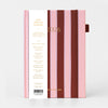 2026 A5 Vertical Planner | Burgundy Stripe