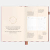 2026 A5 Vertical Planner | Burgundy Stripe