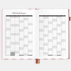 2026 A5 Vertical Planner | Burgundy Stripe