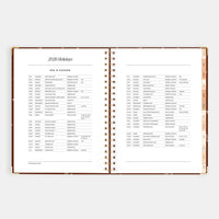 2026 A4 Academic Vertical Planner | Raspberry