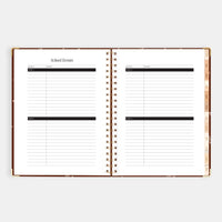 2026 A4 Academic Vertical Planner | Raspberry