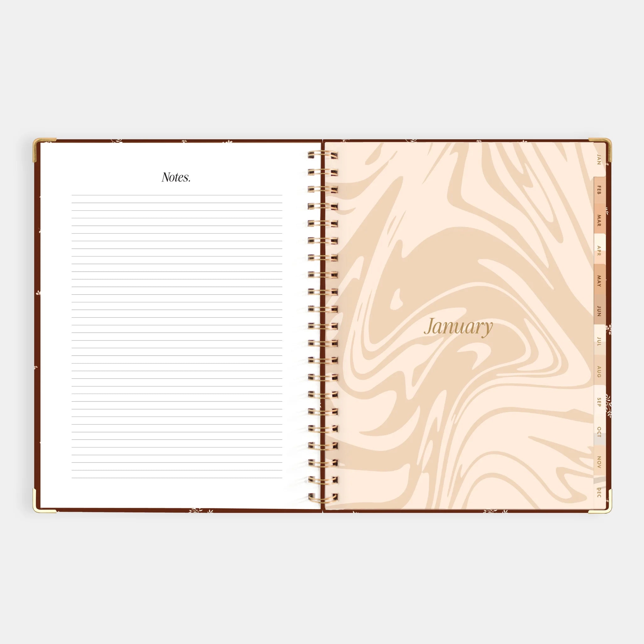 2026 A4 Academic Vertical Planner | Raspberry