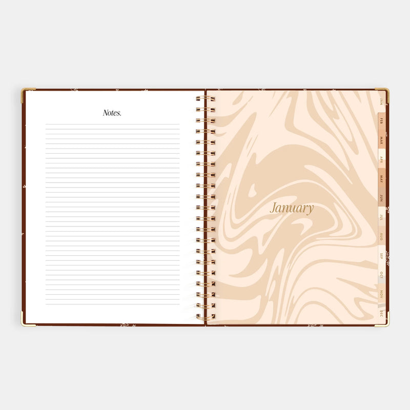 2026 A4 Academic Vertical Planner | Raspberry