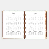 2026 A4 Academic Vertical Planner | Raspberry