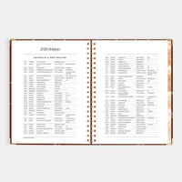 2026 A4 Academic Vertical Planner | Raspberry