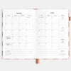 2026 A5 Vertical Planner | Rose Check