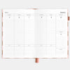 2026 A5 Vertical Planner | Rose Check
