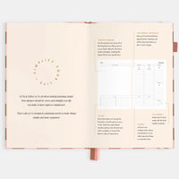 2026 A5 Vertical Planner | Rose Check