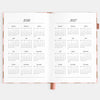 2026 A5 Vertical Planner | Rose Check