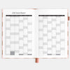 2026 A5 Vertical Planner | Rose Check