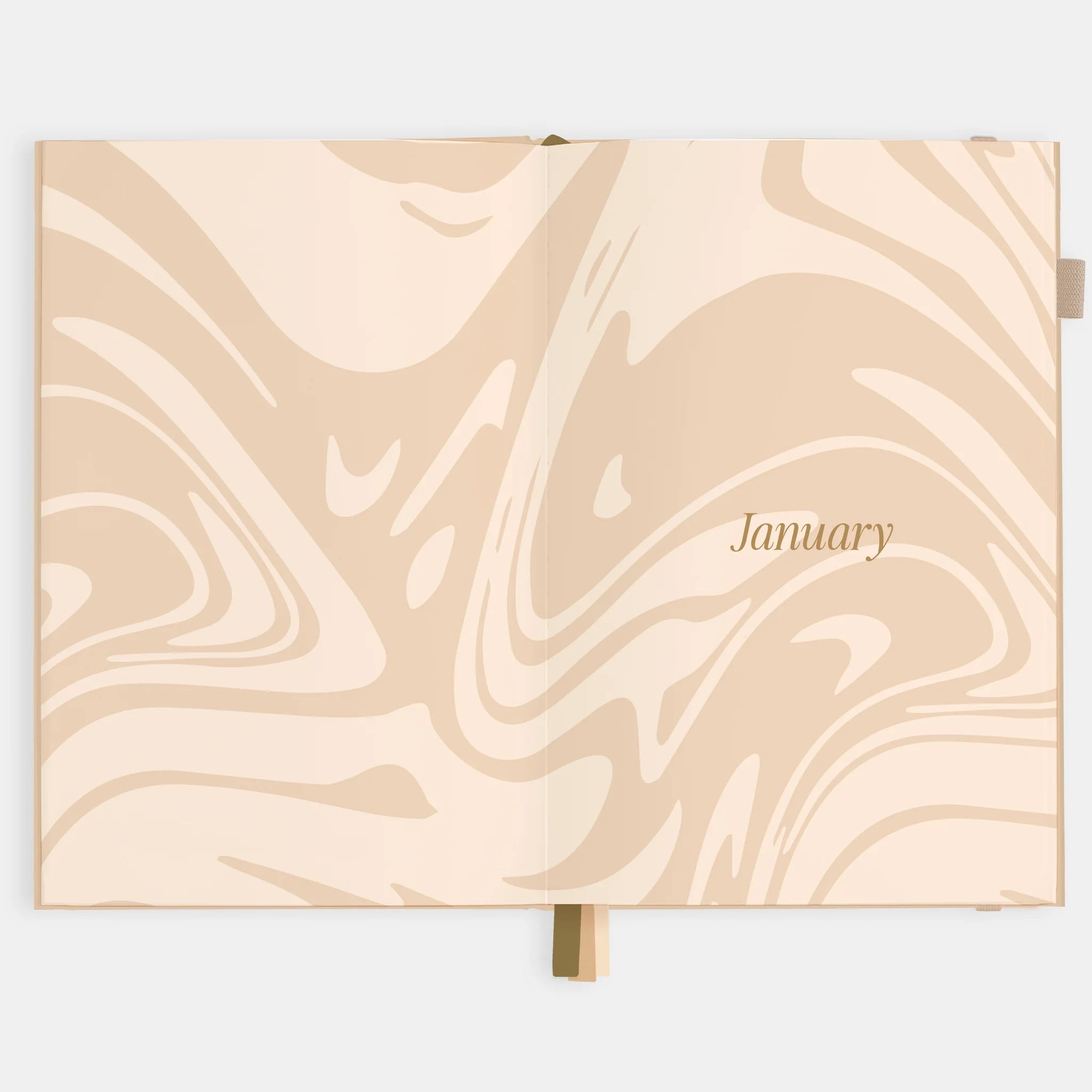 2026 A5 Horizontal Planner | Taupe