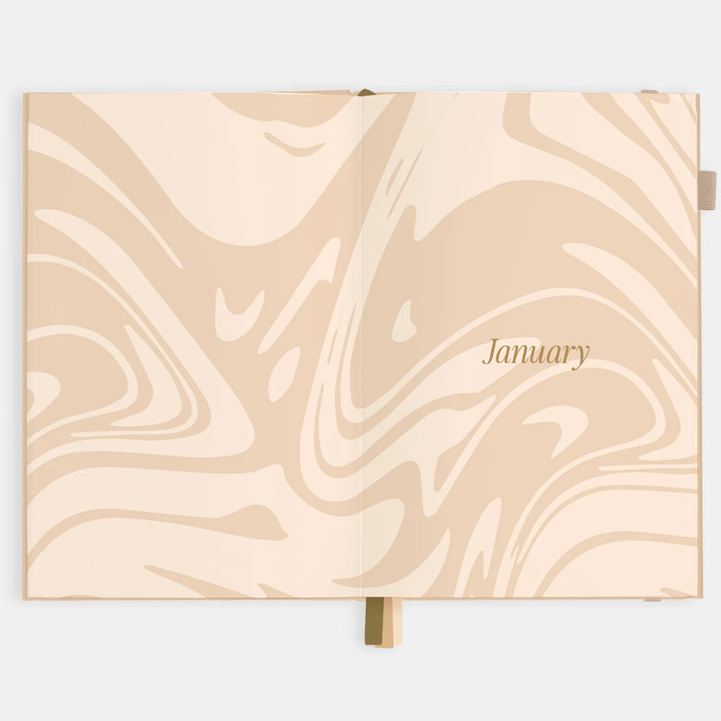 2026 A5 Horizontal Planner | Taupe
