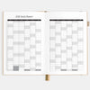 2026 A5 Horizontal Planner | Taupe