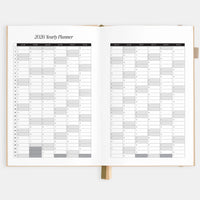 2026 A5 Horizontal Planner | Taupe