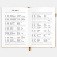 2026 A5 Horizontal Planner | Taupe
