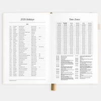 2026 A5 Vertical Planner | Creme
