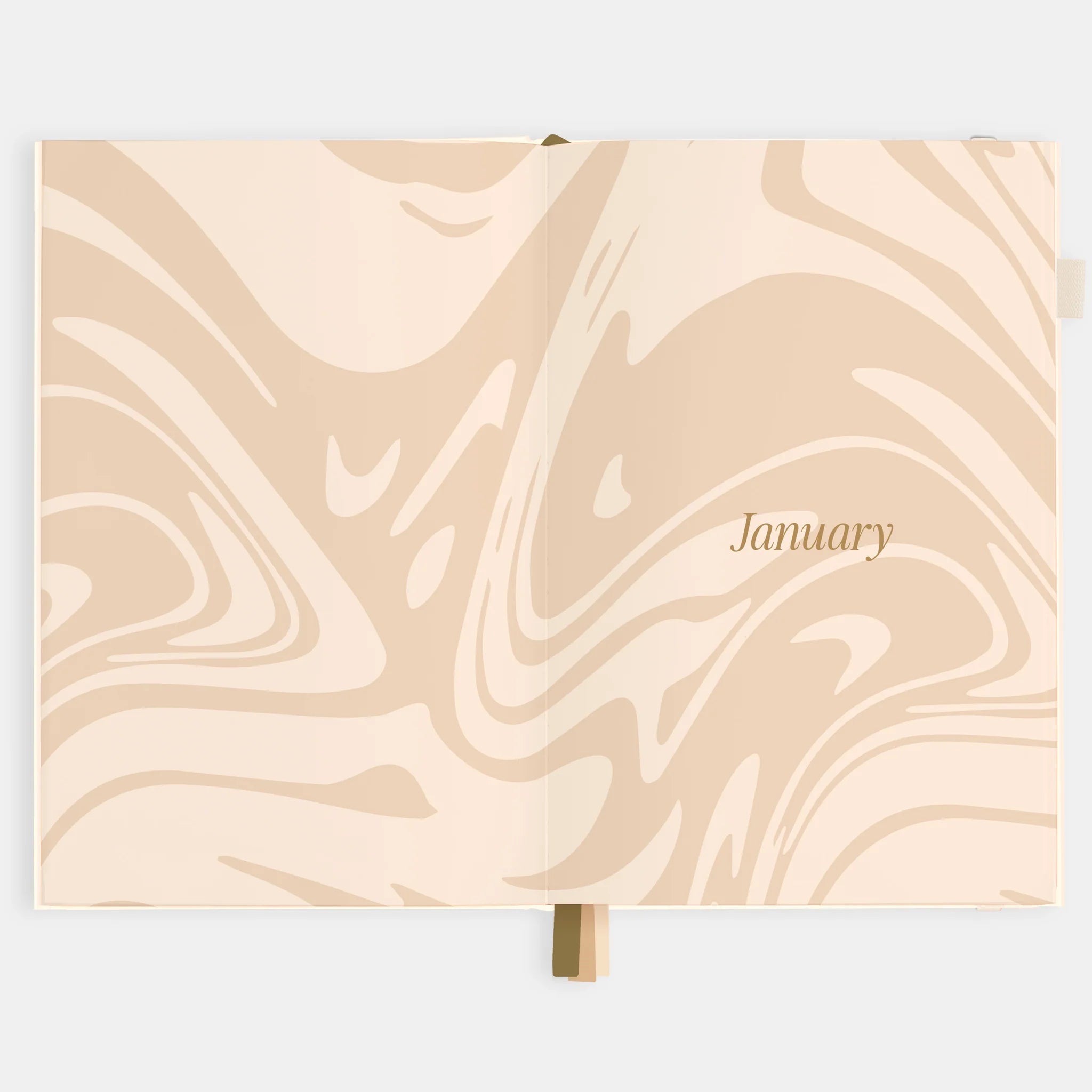 2026 A5 Vertical Planner | Creme