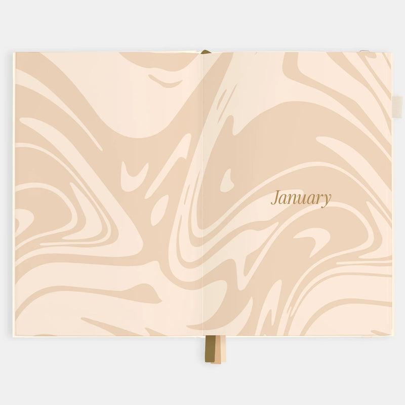 2026 A5 Vertical Planner | Creme