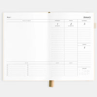 2026 A5 Vertical Planner | Creme