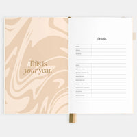 2026 A5 Vertical Planner | Creme