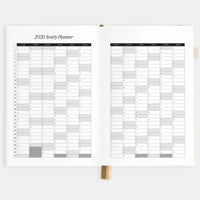 2026 A5 Vertical Planner | Creme