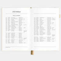 2026 A5 Vertical Planner | Creme